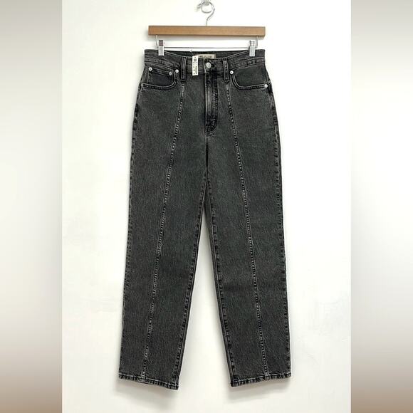 NWT Madewell Perfect Vintage Straight Jean Meaford Wash Seamed Edition - Size 27 - Picture 2 of 13